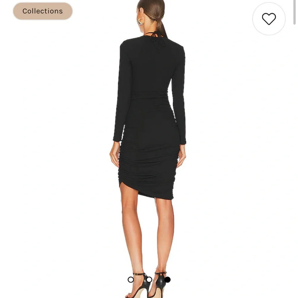 NWT $275 Jonathan Simkhai Standard Tanya Mini Dress in Black Small Revolve - Picture 4 of 14